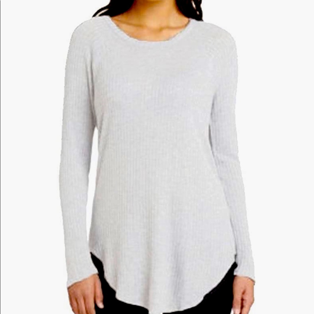 Chaser Waffle Knit Henley Ivory